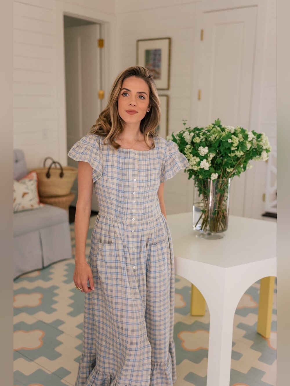 Doen Marfa dress in Meadowlark Plaid